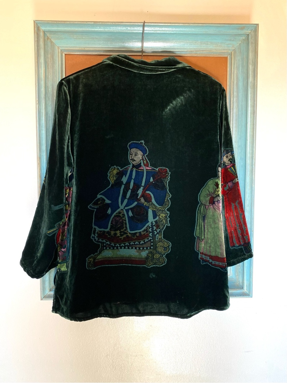 Velvet Green Vintage Top - Picture 2 of 10